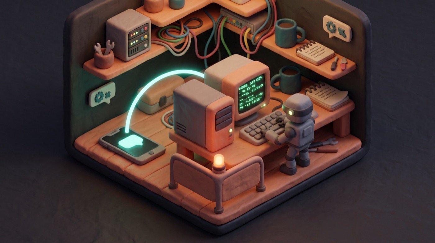 How I got my AI to do jobs from a text on my phone